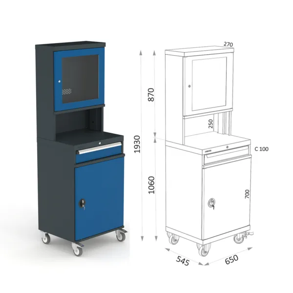 Armario para Ordenador Serie 104-0-R